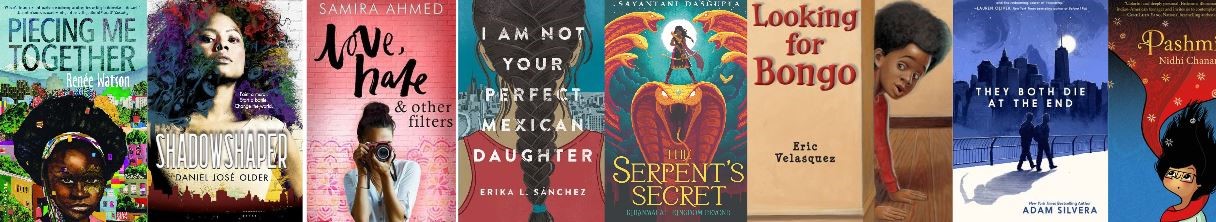 Covers of #OwnVoices books